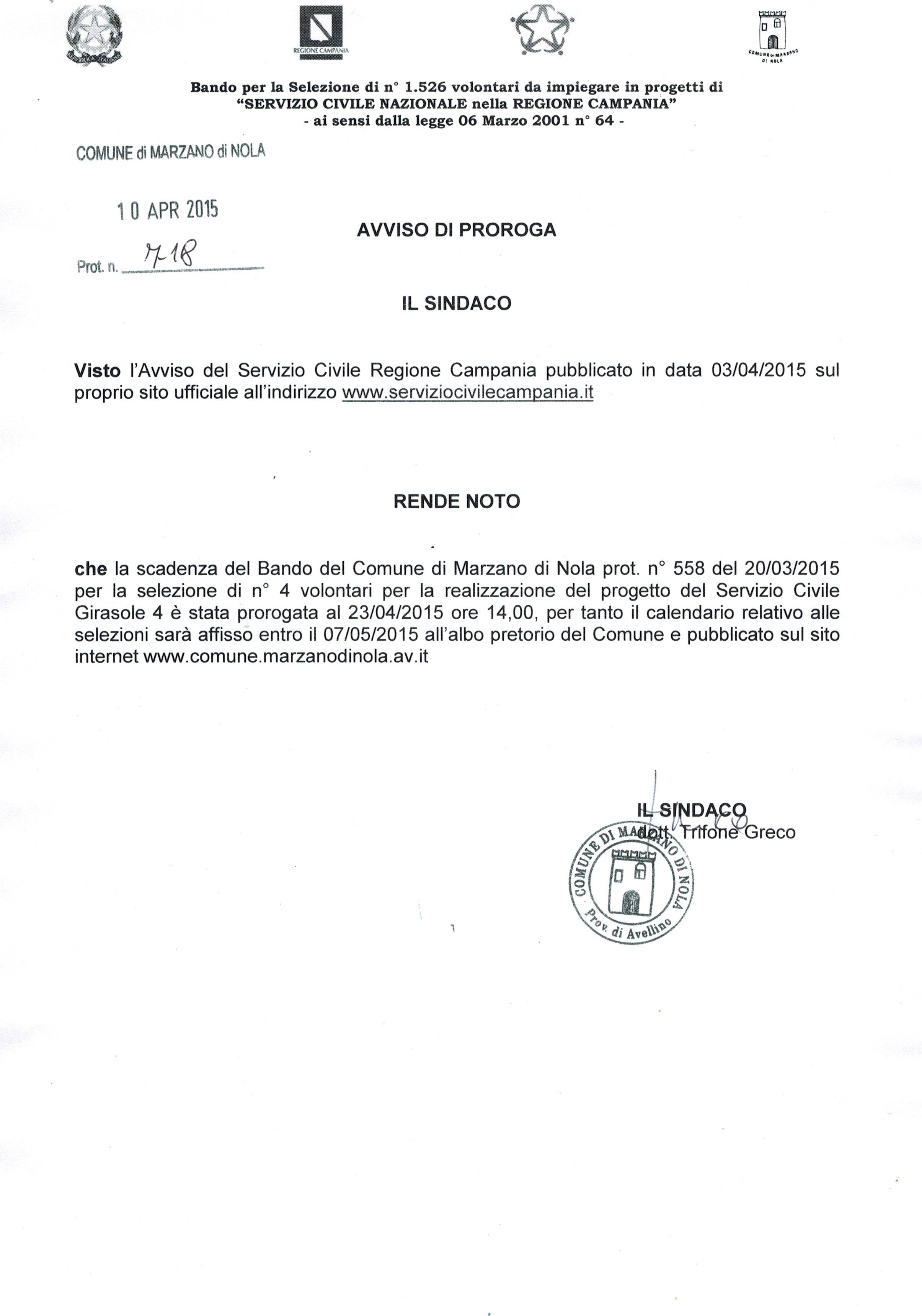PROROGA