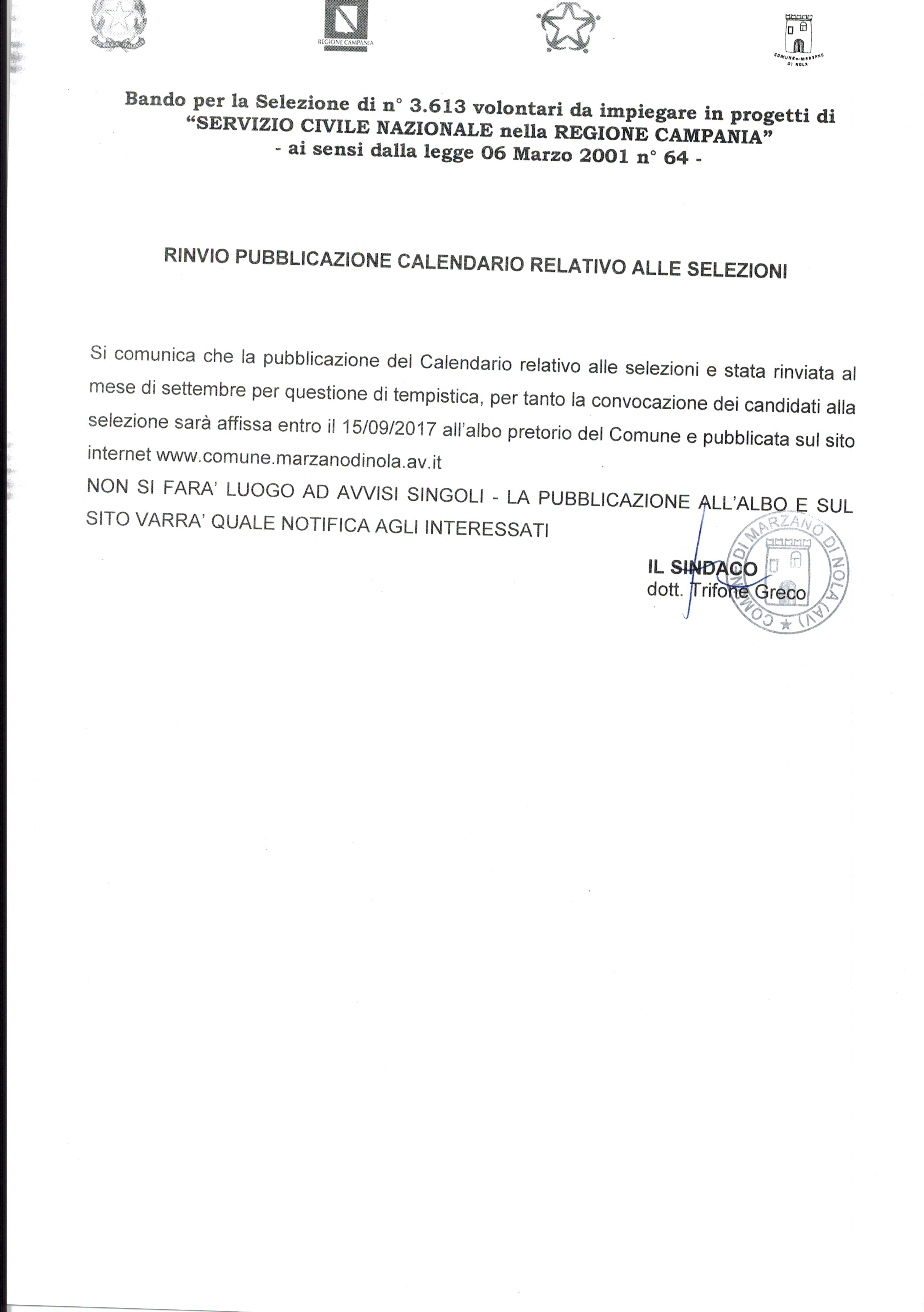 RINVIO RINVIO