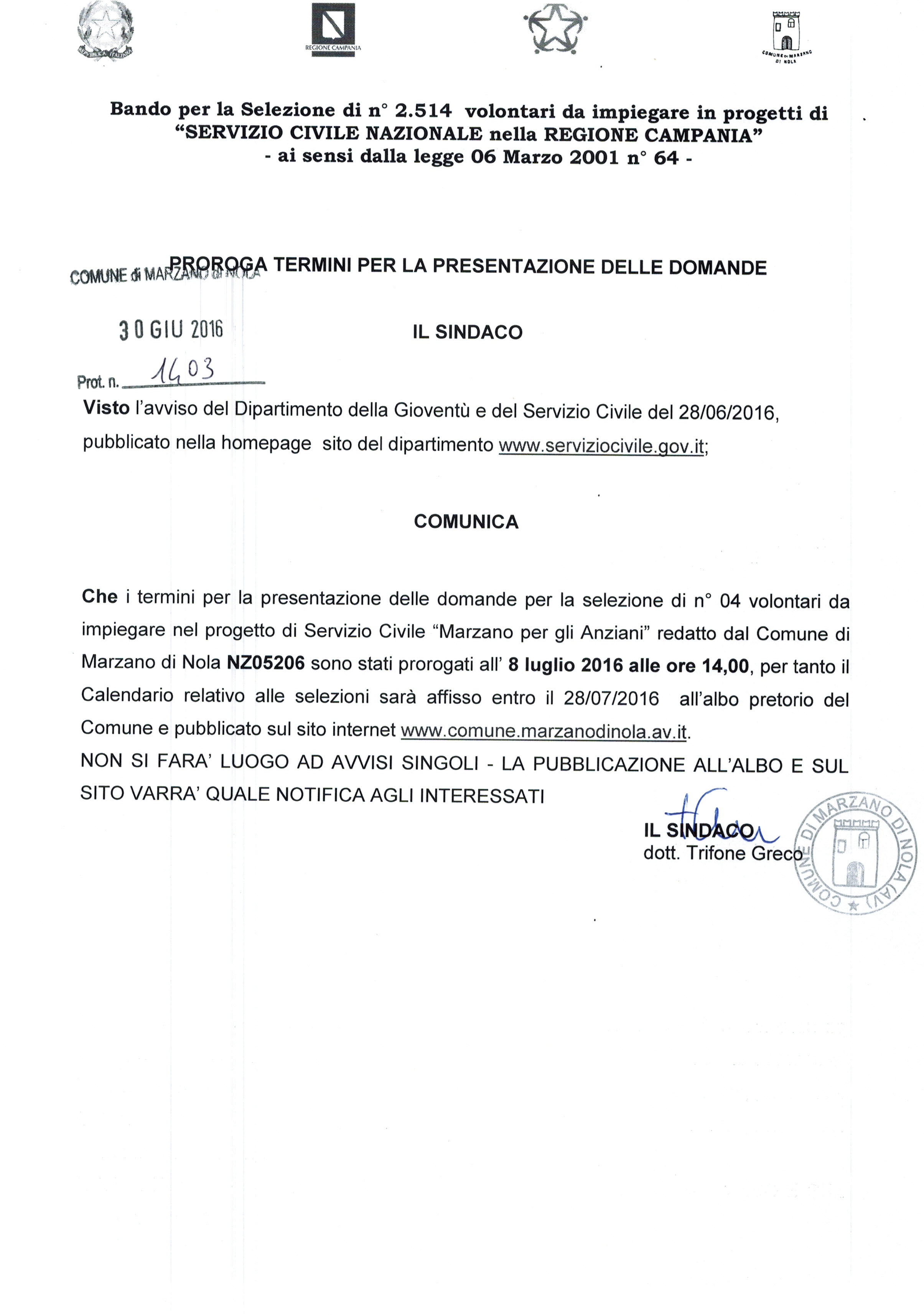 PROROGA PROROGA